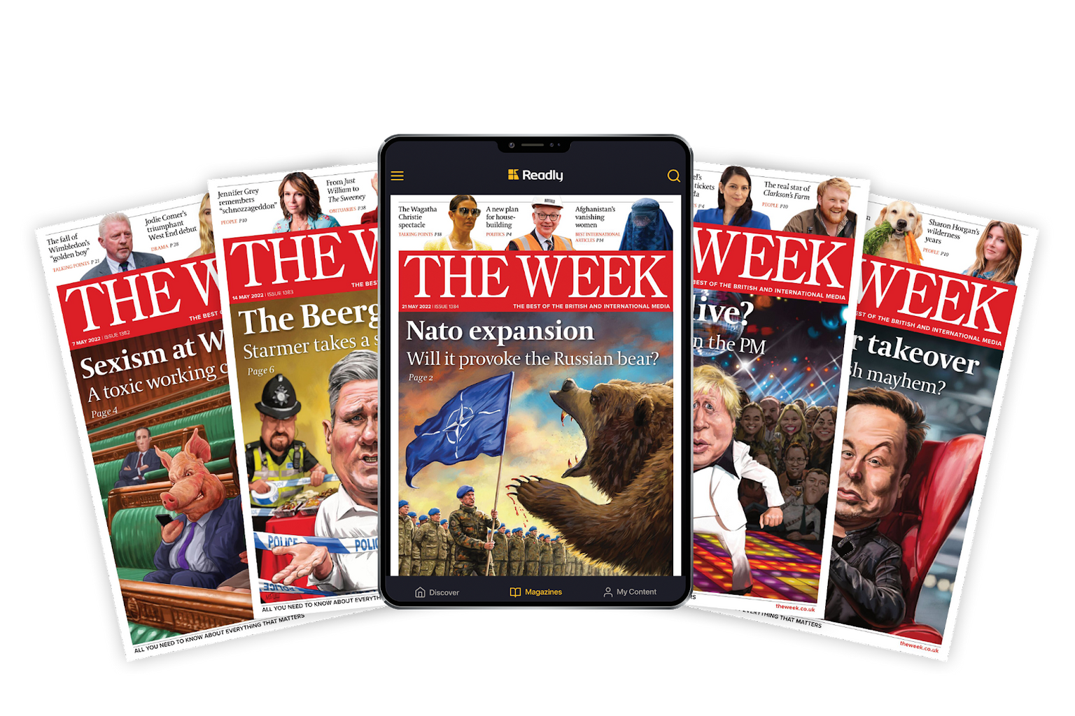Readly welcomes The Week: the best of British and International news
