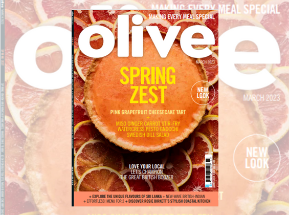 olive magazine introduces new branding and interactive content