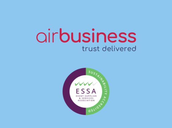 Air Business achieves sustainability accreditation for event logistics